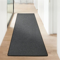 Floordirekt London Polypropylene Carpet Runner Easy Clean Hardwearing Loop Pile Hallway Living Anthracite 200 X 250 Cm - thumbnail 3