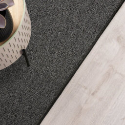 Floordirekt London Polypropylene Carpet Runner Easy Clean Hardwearing Loop Pile Hallway Living Anthracite 200 X 250 Cm - thumbnail 2