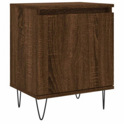 Berkfield Bedside Cabinet Brown Oak 40X30X50 Cm Engineered Wood - thumbnail 2