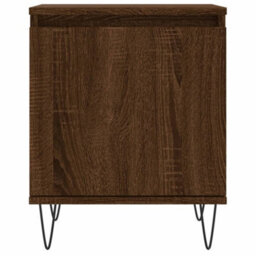 Berkfield Bedside Cabinet Brown Oak 40X30X50 Cm Engineered Wood - thumbnail 5