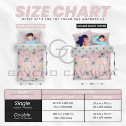 Gc Gaveno Cavailia Kids Printed Elephant Friends Single Pink Duvet Cover With Matching Pillowcase Bedding Set - thumbnail 5