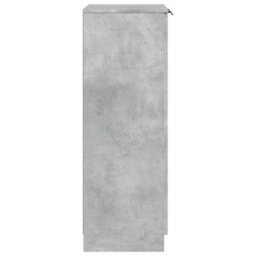 Walplus Shoe Cabinet Concrete Grey 59X35X100 Cm Engineered Wood - thumbnail 5