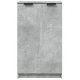 Walplus Shoe Cabinet Concrete Grey 59X35X100 Cm Engineered Wood - thumbnail 4