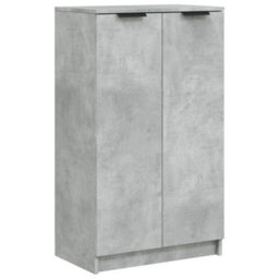 Walplus Shoe Cabinet Concrete Grey 59X35X100 Cm Engineered Wood - thumbnail 2