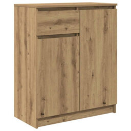 Berkfield Sideboard With Drawer Artisan Oak 71X35X84 Cm Engineered Wood - thumbnail 2