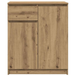 Berkfield Sideboard With Drawer Artisan Oak 71X35X84 Cm Engineered Wood - thumbnail 6