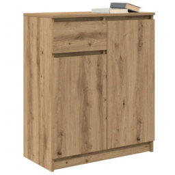 Berkfield Sideboard With Drawer Artisan Oak 71X35X84 Cm Engineered Wood - thumbnail 4