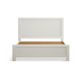 Furniture 48 Brahms Oak And Signal White Painted Super King Size Bed - thumbnail 2