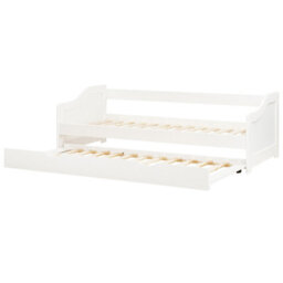 Beliani Trundle Bed Pine Wood Luneray 90 X 200 Cm (Eu Single) White - thumbnail 7