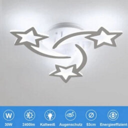 40W Modern Led Ceiling Light 3-Lights Chandelier Livin Groom Pendant Lamp Bedroom - thumbnail 2