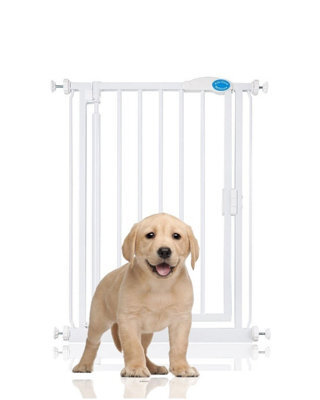 Bettacare Auto Close Stair Gate, 68.5Cm - 75Cm, White, Narrow, Narrow Pressure Fit Safety Gate, Baby Gate - image 1