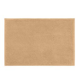 Aspire Homeware  Quick Dry Chenille Bathmat Soft Water Absorbent Shower Mat Non-Slip Floor Mat, Beige (L)80Cm X (W)50Cm - thumbnail 1