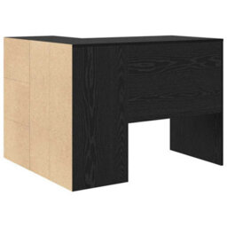 Walplus Corner Desk Black Oak 102 X 50 X 75 Cm Engineered Wood - thumbnail 9