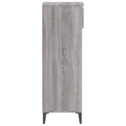Berkfield Industrial Shoe Rack Grey Sonoma 40X36X105 Cm Engineered Wood - thumbnail 7