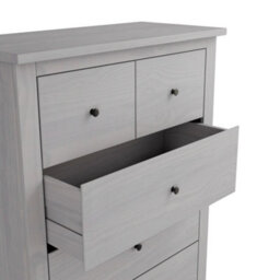 Wyld Haus Tralee Grey-Washed Pine 3+2 Storage Chest Tall - thumbnail 4