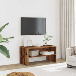 Walplus Tv Cabinet Old Wood 80X40X40 Cm Engineered Wood - thumbnail 1