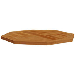 Berkfield Table Top 60X60X2.5 Cm Octagonal Solid Wood Teak - thumbnail 4