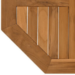 Berkfield Table Top 60X60X2.5 Cm Octagonal Solid Wood Teak - thumbnail 6