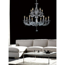 Luminosa Lighting Luminosa Santo Pendant 6 Light E14 Polished Chrome/crystal - thumbnail 5