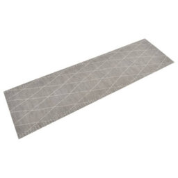 Vidaxl Kitchen Rug Washable Rhombus 45X150 Cm Velvet - thumbnail 1