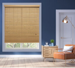 Lister Cartwright 50mm Woodgrain Fauxwood Venetian Blinds Windows Easy Fit Child Safety (Oak, 105 Cm Width X 160 Cm Drop) - thumbnail 5
