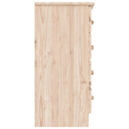 Walplus Chest Of Drawers Alta 77X35X73 Cm Solid Wood Pine - thumbnail 5