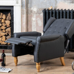 Galena Recliner Armchair - Grey - thumbnail 3
