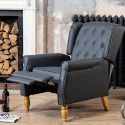 Galena Recliner Armchair - Grey - thumbnail 2