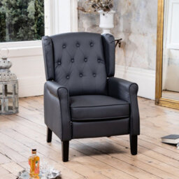 Galena Recliner Armchair - Grey - thumbnail 4