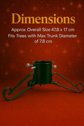 Almineez Heavy-Duty Metal Christmas Tree Stand For Artificial And Real Trees - thumbnail 3