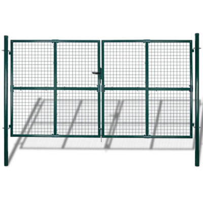 Berkfield Garden Mesh Gate Fence Door Wall Grille 289 X 200 Cm - image 1