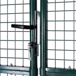 Berkfield Garden Mesh Gate Fence Door Wall Grille 289 X 200 Cm - thumbnail 3