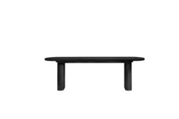 Birlea Axel Fluted Dining Bench Black - thumbnail 7