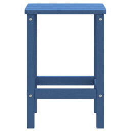 Berkfield Garden Adirondack Table Aqua Blue 38X38X46 Cm Hdpe - thumbnail 4
