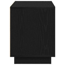 Berkfield Modern Tv Cabinet Black Oak 80X35X45 Cm Engineered Wood - thumbnail 7