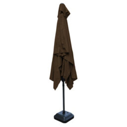 Rinse Bathrooms Outdoor Patio Garden Parasol 3X2M Sun Shade Umbrella Canopy W/crank Tilt Uv Protection Coffee - thumbnail 4