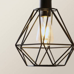 Valuelights Diablo Geometric Shade 3 Drop Diner Bar Matte Black Ceiling Pendant Light - thumbnail 4