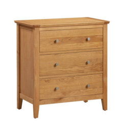 Hallowood Furniture Hereford Chest Of 3 Drawers - thumbnail 8