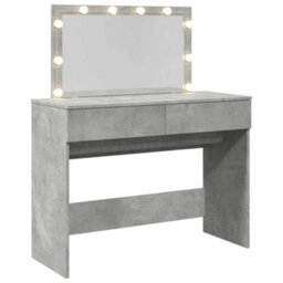 Walplus Dressing Table With Led Concrete Grey 100X40X120 Cm - thumbnail 8