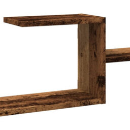 Berkfield Wall Shelf Old Wood 104X15X49 Cm Engineered Wood - thumbnail 8