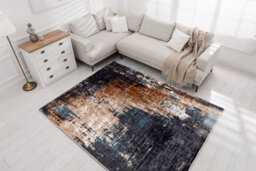 RugsX Miro 51454.802 Washing Carpet Abstraction Anti-Slip - Navy Beige 140X190 Cm - thumbnail 5
