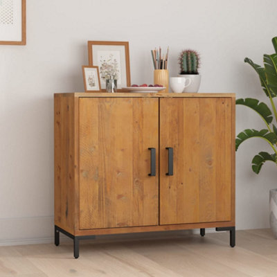 Vidaxl Sideboard Brown 75X35X70 Cm Solid Pinewood - image 1