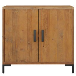 Vidaxl Sideboard Brown 75X35X70 Cm Solid Pinewood - thumbnail 3