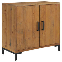 Vidaxl Sideboard Brown 75X35X70 Cm Solid Pinewood - thumbnail 2