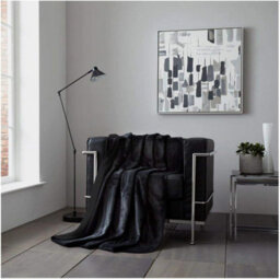 Gc Gaveno Cavailia Sherpa Snug Blanket 200X240 Black ,soft Thermal Warm Cosy Throw Blanket For Sofas Large Bed & Settee - thumbnail 2