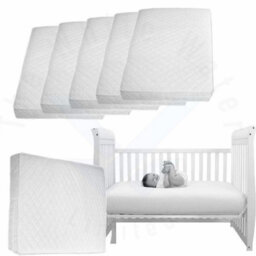 TheWhiteWater Limited Baby Travel Cot Mattress Sheet, Newborn Crib Travel Bed Mattress - 160 X 80 X 13 Cm - thumbnail 4