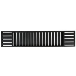 Almineez Black Bamboo Wood Bath Tub Caddy Rack Tray, Water Resistant Bathroom Shelf Tidy Tray Storage Shelf Organiser - thumbnail 4