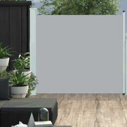 Walplus Patio Retractable Side Awning Garden Sun Shade Canopy Gazebo For Back Door, Porch, Patio 170X300 Cm Grey - thumbnail 1