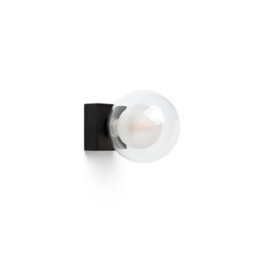 Luminosa Lighting Luminosa Perla Bathroom Wall Lamp Black 1X G9 Ip44 - thumbnail 1