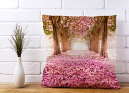 Warren Reed Designer Pink Flower Tree Tunnel Cushions 45Cm X 45Cm - thumbnail 2